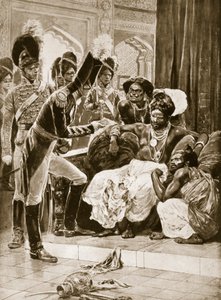 Los británicos en Ceilán, ilustración de 