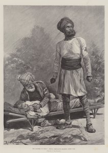 Los peligros de la misericordia, camilleros indios bajo fuego
