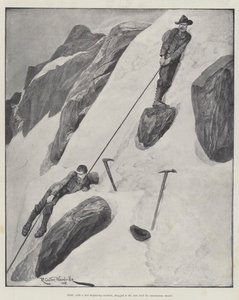 El Hombre y la Montaña, por Bret Harte de Richard Caton Woodville junior