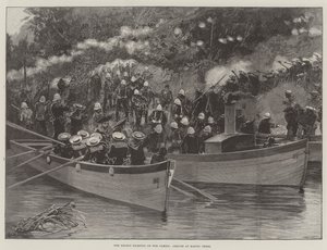 La reciente lucha en el Gambia, emboscada en Madini Creek de Richard Caton Woodville junior