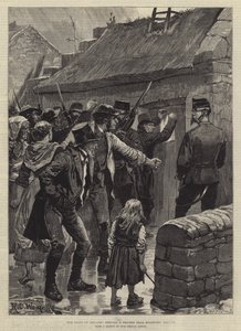 El estado de Irlanda, sirviendo un proceso cerca de Headford, Galway de Richard Caton Woodville junior