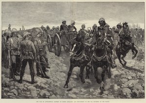 La Guerra en Afganistán, Batería de Artillería a Caballo y Destacamento del 66º Regimiento en Marcha