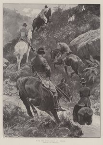Con los sabuesos en Exmoor de Richard Caton Woodville junior