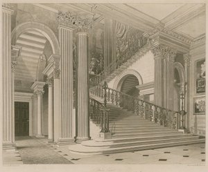 Palacio de Buckingham, Escalera de Richard Cattermole