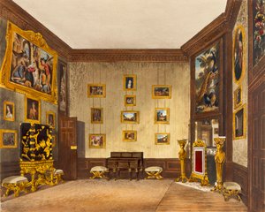 El gabinete de escritura del rey, Hampton Court, de 