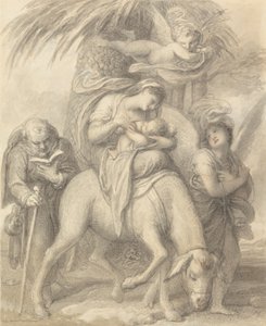 Huida a Egipto de Richard Cosway