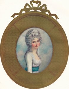 Retrato en miniatura de Katherine, Lady Manners, luego Lady Huntingtower de Richard Cosway