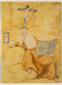 Un ermitaño, 1853 de Richard Dadd