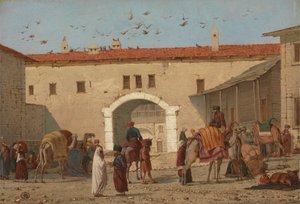 Caravasar de Mylasa en Asia Menor de Richard Dadd
