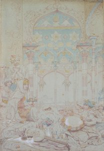 Fantasía del harén egipcio de Richard Dadd