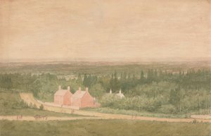 Paisaje con casas de campo, Broadmoor de Richard Dadd