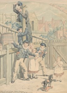 Boceto para ilustrar las pasiones: Suspense o expectación de Richard Dadd