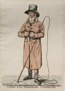 Una Vista del Telégrafo, Cambridge de Richard Dighton