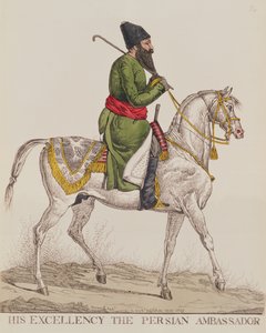 Su Excelencia el Embajador Persa Mirza Abul Hassan Khan durante su segunda visita a Londres, 1819