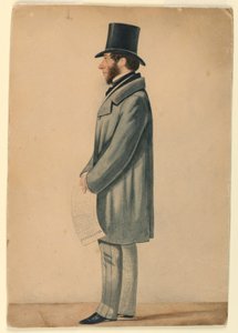 Retrato de hombre desconocido de Richard Dighton