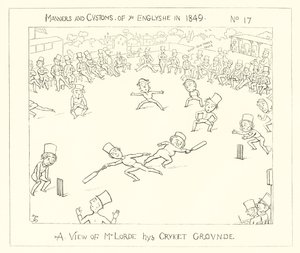 1849, Una vista del campo de cricket de Lord