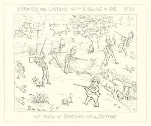 1849, Un grupo de deportistas cazando de Richard Doyle