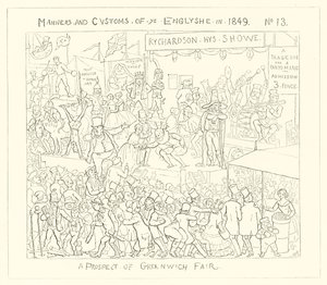 1849, Una perspectiva de la feria de Greenwich