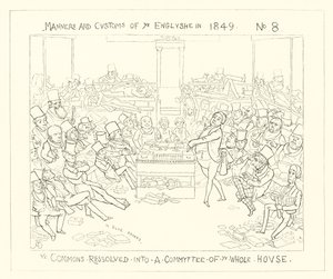 1849, Los Comunes resueltos en un comité de toda la casa
