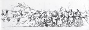 Visitantes franceses a la Gran Exposición de 1851 de Richard Doyle