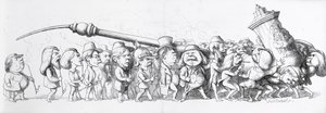 Visitantes alemanes a la Gran Exposición de 1851 de Richard Doyle