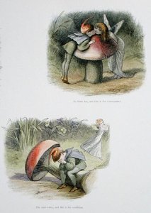 Él la encuentra, y esta es la consecuencia, y ella huye y esta es su condición, ilustraciones de 