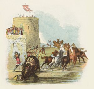 Ilustración para Jack El Matagigantes de Richard Doyle