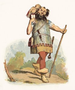 Ilustración para Jack El Matagigantes de Richard Doyle