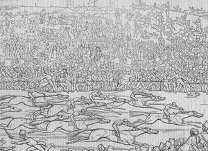 Modales y costumbres de los ingleses Nueva Serie No. 8: El Día del Derby 1849 de Richard Doyle