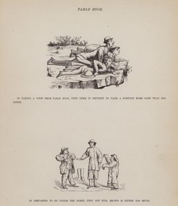 Página de La gira americana de los señores Brown, Jones y Robinson (grabado)