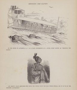 Página de El tour americano de los Sres. Brown, Jones y Robinson (grabado) de Richard Doyle