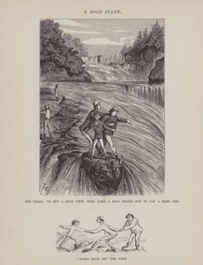 Página de El tour americano de los Sres. Brown, Jones y Robinson (grabado) de Richard Doyle