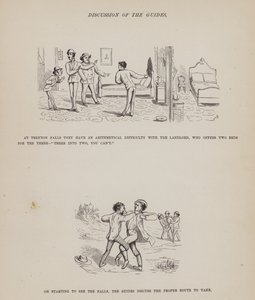 Página de El tour americano de los Sres. Brown, Jones y Robinson (grabado)