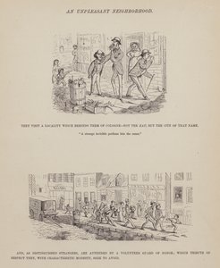 Página de El tour americano de los Sres. Brown, Jones y Robinson (grabado) de Richard Doyle
