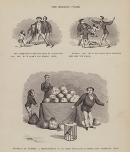 Página del Tour Americano de los Sres. Brown, Jones y Robinson (grabado) de Richard Doyle