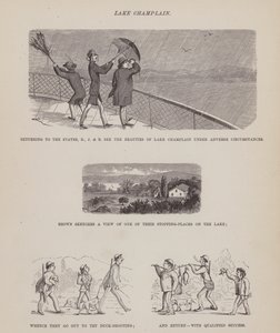 Página del Tour Americano de los Sres. Brown, Jones y Robinson de Richard Doyle