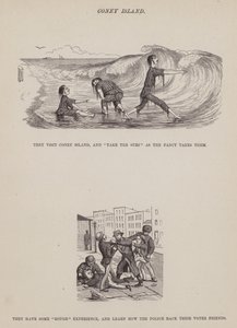 Página del Tour Americano de los Sres. Brown, Jones y Robinson (grabado) de Richard Doyle