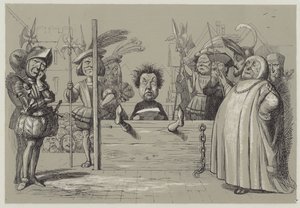 Perkin Warbeck leyendo su confesión de Richard Doyle