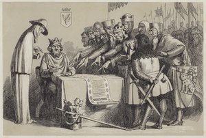Firma de la Carta Magna de Richard Doyle