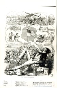 El país de la libertad", viñeta de la revista Punch de Richard Doyle