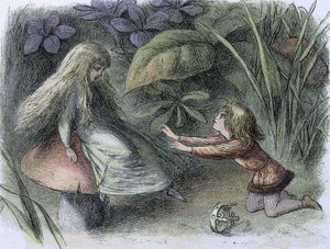 Nenúfares y hadas de agua de la época