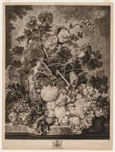 Una Pieza de Fruta, 1781 de Richard Earlom