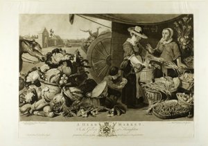 Un mercado de hierbas, de The Houghton Gallery