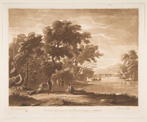 Paisaje con figuras, 1774