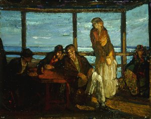 Un porche, Provincetown, c.1930-35 de Richard Emil Miller