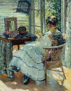 Cosiendo de Richard Emil Miller