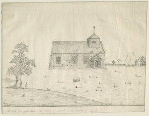 Iglesia de la Despedida: dibujo a pluma, nd [?finales del siglo XVIII] (dibujo)