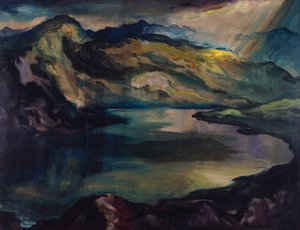 lago de montaña de Richard Harlfinger