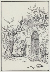 La Niñera y el Lobo (grabado) de Richard Heighway