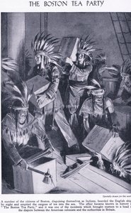 La fiesta del té de Boston, c.1950
